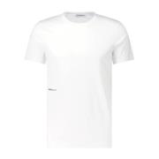 Dondup Minimalistiskt Logotyp T-shirt White, Herr