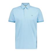 Etro Polo skjorta med logobroderi Blue, Herr