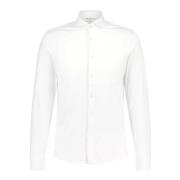 Stefan Brandt Slim-Fit Skjorta med Haiskragen White, Herr