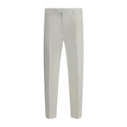 Ermenegildo Zegna Stiliga Chino Byxor med Dragkedja Beige, Herr