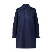 A.p.c. Klassisk Skjortklänning Blue, Dam