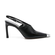 Michael Kors Svarta Mellanhöga Stiliga Pumps Black, Dam