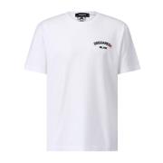 Dsquared2 Logo Print Bomull T-shirt White, Herr