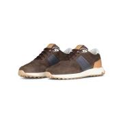 Tod's Sportiga Veloursläder Sneakers Brown, Herr