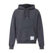 Axel Arigato Hoodie med tvättat design Gray, Herr