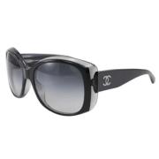 Chanel Vintage Pre-owned Glas solglasgon Black, Dam