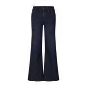 Mother Tidlösa Flare Jeans för varje tillfälle Blue, Dam