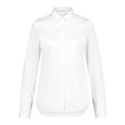 Lis Lareida Klassisk Skjortblus Knappad Krage White, Dam