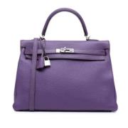 Hermès Vintage Pre-owned Laeder handvskor Purple, Dam