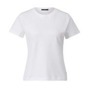 Windsor Bomull T-shirt Komfort Stil White, Dam