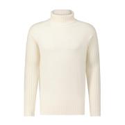 Gran Sasso Ull Turtleneck Tröja Modern Stil White, Herr