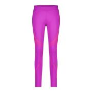 Adidas by Stella McCartney Abstrakt Print Aktiva Leggings Purple, Dam