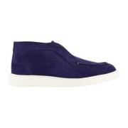 Atelier Verdi Nubuck Mid Loafer Blue, Herr