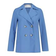 Harris Wharf London Jersey Peacoat Klassisk Stil Bekväm Passform Blue,...