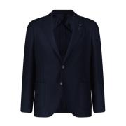 Lardini Ylleblazer med strukturerad finish Blue, Herr