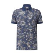 Etro Paisley Mönstrad Pikétröja Blue, Herr