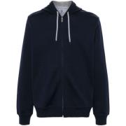 Brunello Cucinelli Blå Sweatshirt Blue, Herr