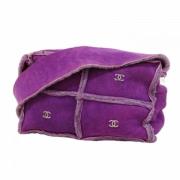 Chanel Vintage Pre-owned Laeder axelremsvskor Purple, Dam