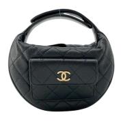 Chanel Vintage Pre-owned Laeder handvskor Black, Dam