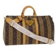 Louis Vuitton Vintage Pre-owned Canvas handvskor Brown, Dam