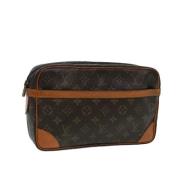 Louis Vuitton Vintage Pre-owned Canvas louis-vuitton-vskor Brown, Dam