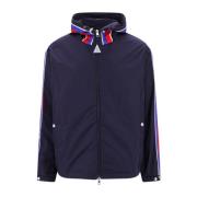 Moncler Stilig Dragkedja Huva Jacka Blue, Herr