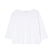 Aspesi Vit Sweatshirt White, Dam