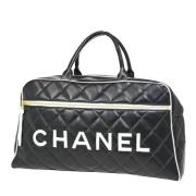 Chanel Vintage Pre-owned Laeder resvskor Black, Unisex