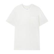 Jil Sander Ficka Optisk Vit T-shirt White, Herr