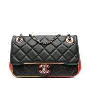 Chanel Vintage Pre-owned Laeder axelremsvskor Black, Dam