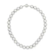 Jil Sander Silverkula Halsband Gray, Dam