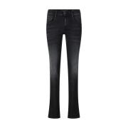 Replay Slim Fit Stretch Jeans Black, Herr