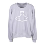 Vivienne Westwood Stilig Bomullsblandad Sweatshirt Gray, Herr