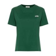 Autry Grön Bomull T-shirt Green, Dam