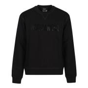 Dsquared2 Snygg Sweatshirt för en Cool Look Black, Herr