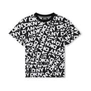 Dkny Nero Bianco Tee Black, Unisex