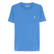 Polo Ralph Lauren Broderad Slim Fit Bomull T-shirt Blue, Herr