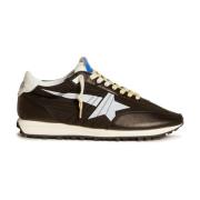 Golden Goose Sneakers i läder med silverdetaljer Black, Dam