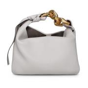 JW Anderson Ivoar Läder Hobo Kedjebag White, Dam