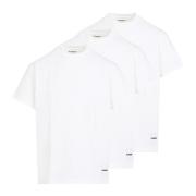 Jil Sander Klassiska vita T-shirts & Polos White, Herr