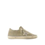 Golden Goose Beige Läder Sneakers - Super Star Beige, Dam