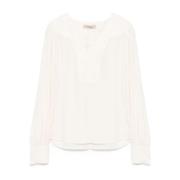 Twinset Vit Blus White, Dam