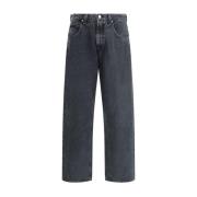 Agolde Jeans med hög midja och fem fickor Black, Herr