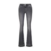 Liu Jo Klassiska Bootcut Jeans Gray, Dam