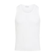 Dries Van Noten Vit Merit Top White, Herr