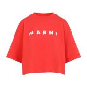 Marni Crimson T-shirt Red, Dam