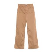 Liu Jo Beige Byxor Höj Garderob Stil Beige, Dam