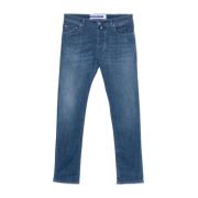 Jacob Cohën Slim Bard Indigo Jeans Blue, Herr