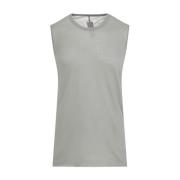 Rick Owens Celadon Basic T-Shirt Gray, Herr