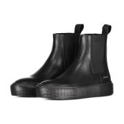 Copenhagen Shoes Stiliga Chelsea Boots med platåsula Black, Dam